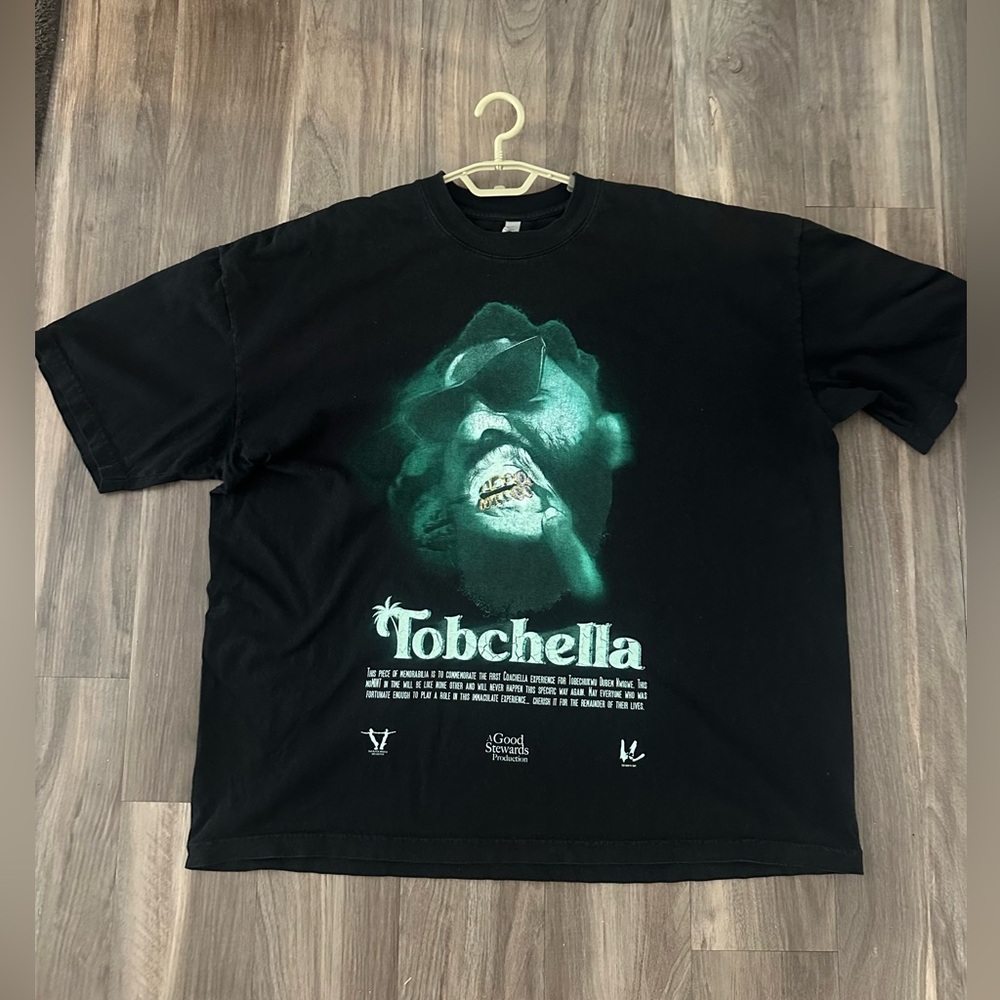 Tobe Nwigwe 2023‎ Coachella Merch T-Shirt 2XL XXL Tobchella Momints Album